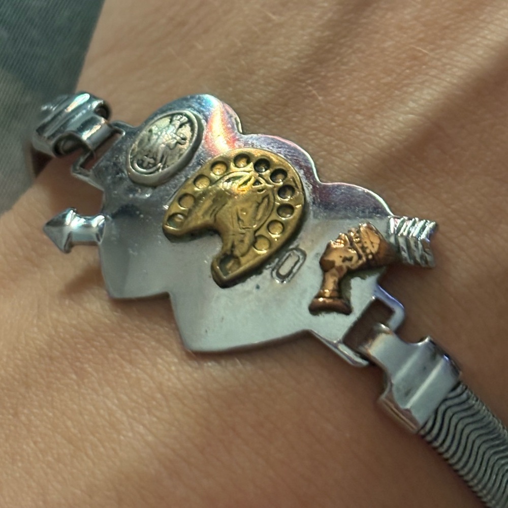 Vintage Silver and Gold Tone Bracelet